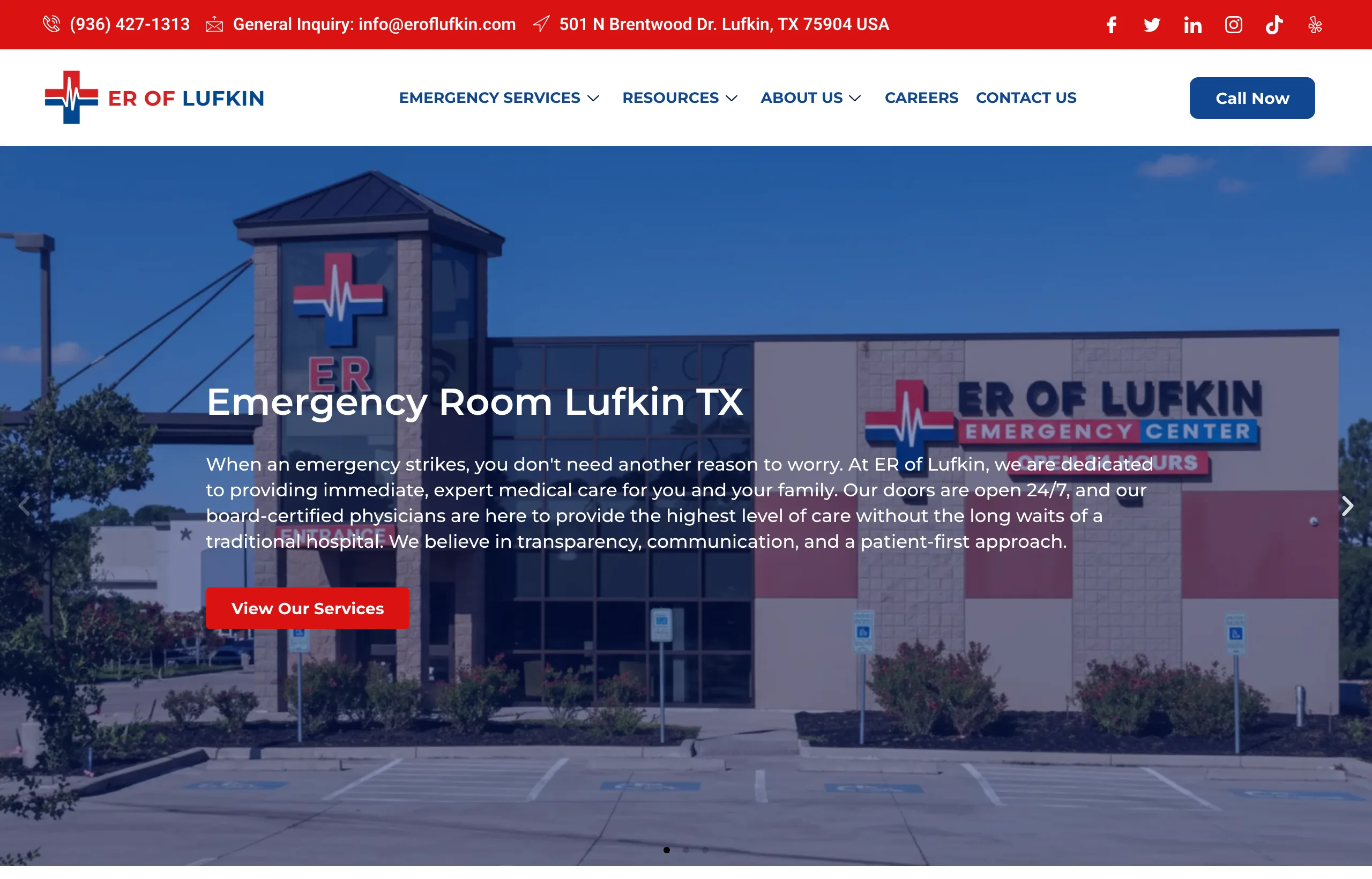 ERoF Lufkin website